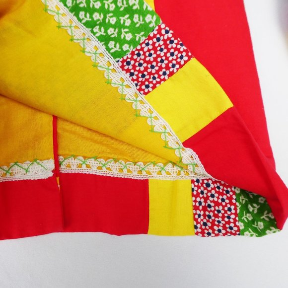 Vintage Sassafras Tunic Top Clowncore Lined Yellow Button Back 24mos - Picture 5 of 8